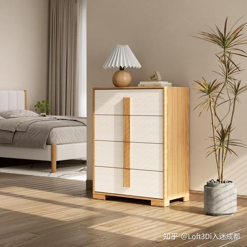 原木家具-产品渲染案例-电商渲染图